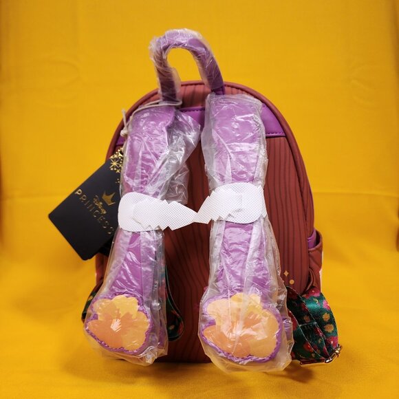 Loungefly Disney Princess Tangled Rapunzel Story Books Pascal Mini Backpack NEW main image 8